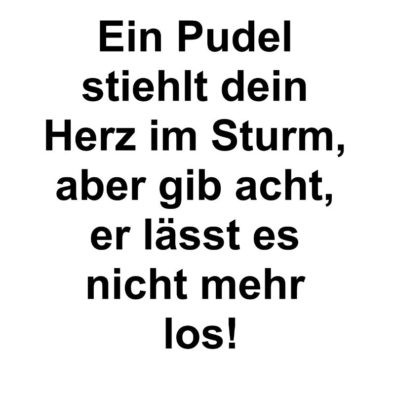Herz-Pudel-Geschenk