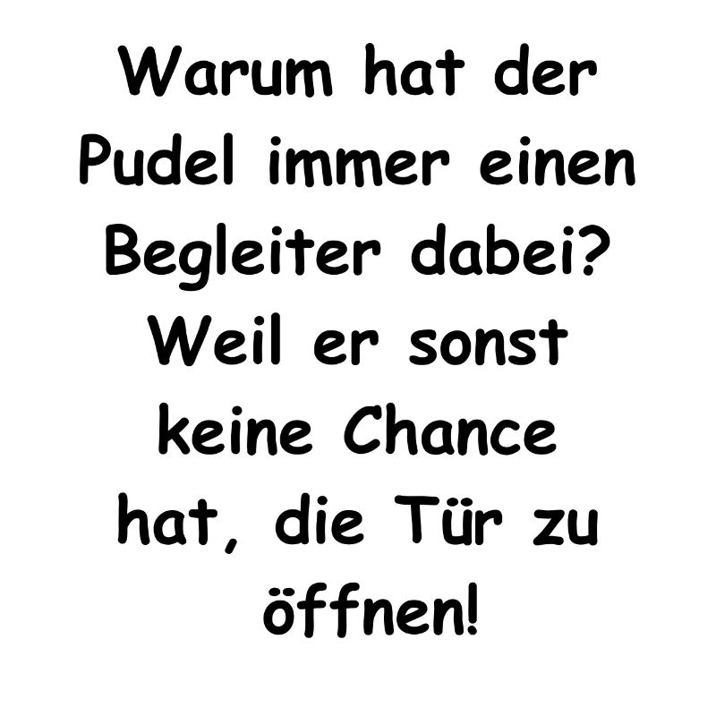 "Pudel Power" Geschenk
