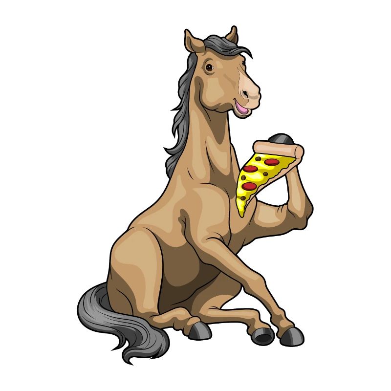 Pferd Pizza