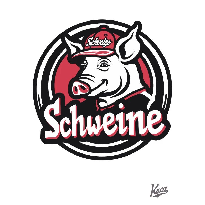 Casquette vraiment cool : Cochon dans l’équipe de cochons