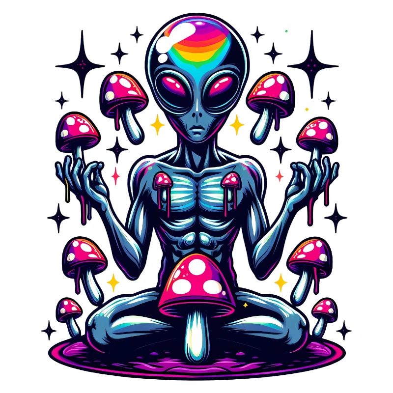 Alien aux champignons