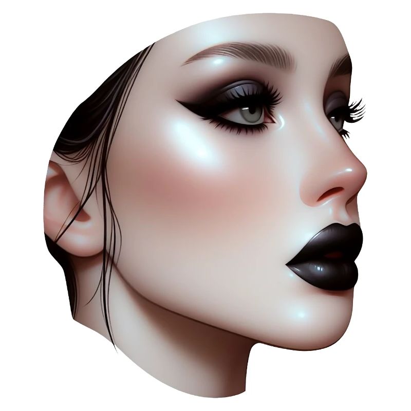 Gesicht - Schwarze Lippe