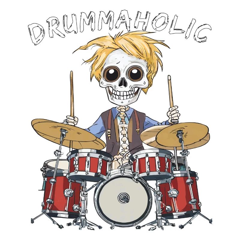 SKELETON DRUMS DRUMMAHOLIC