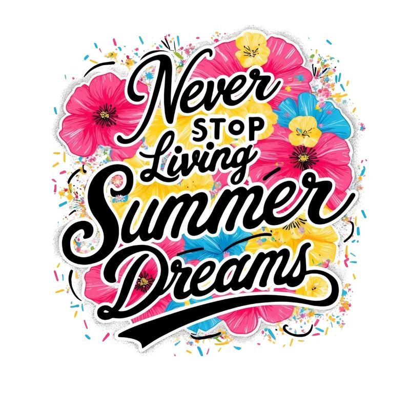 Never Stop Living Sommerträume Design
