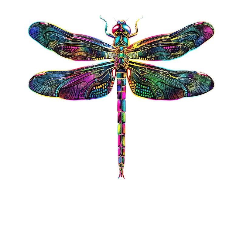 Libellule Libellule Ailes Colorées Libellules Mignonnes