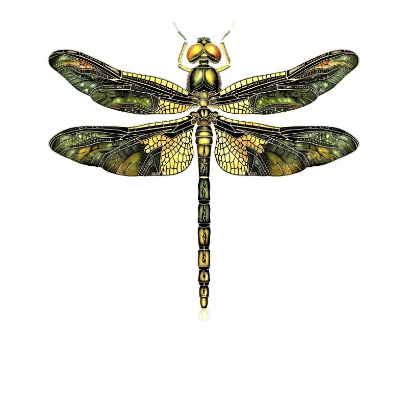 Libellule Libellule Ailes Colorées Libellules Mignonnes