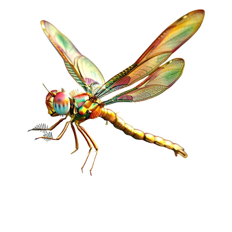 Libellule Libellule Ailes Colorées Libellules Mignonnes