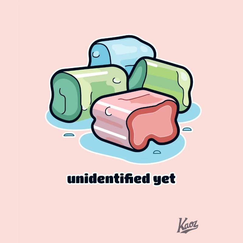 Unknown chewing gum object