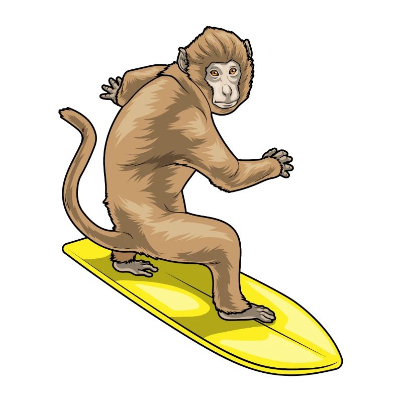 Planche de surf Monkey Surfer