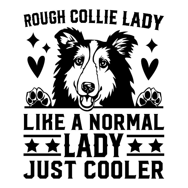 Rough Collie Lady comme une dame normale, juste plus cool