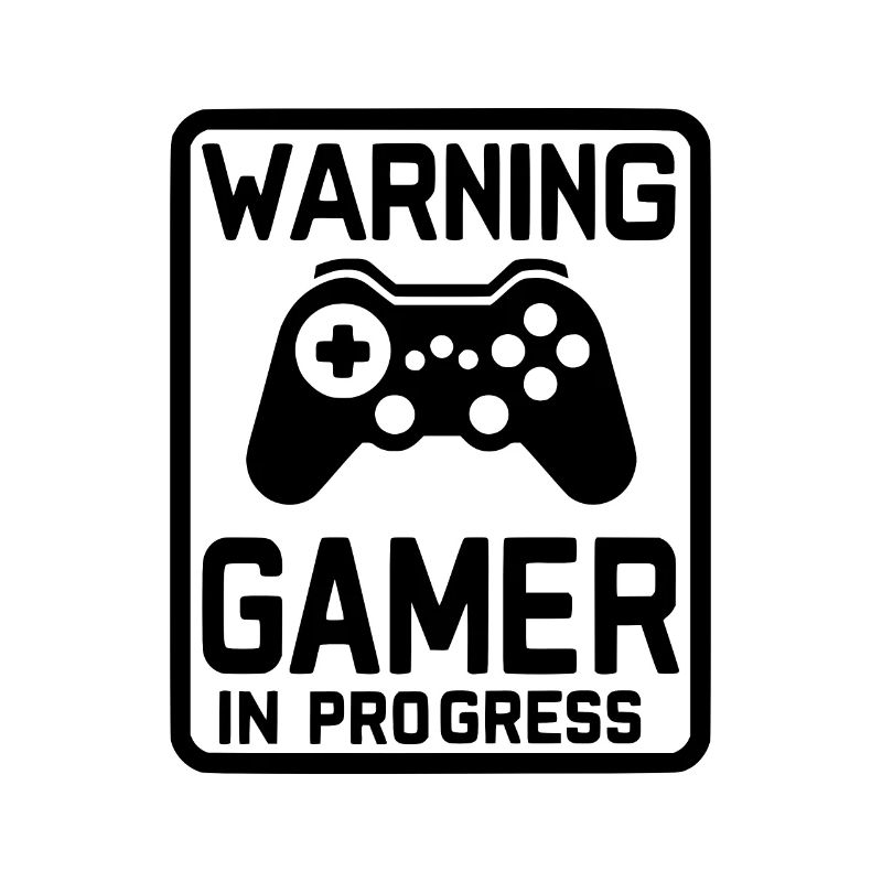 Warning Gamer in Progress