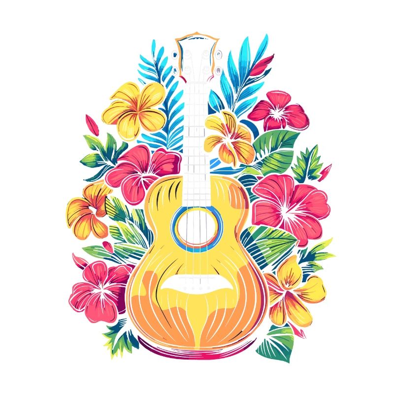 Ukulele Comic Look