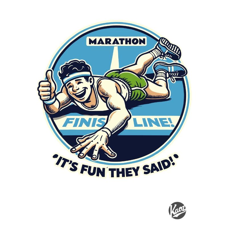 Running a marathon? It's fun, they said