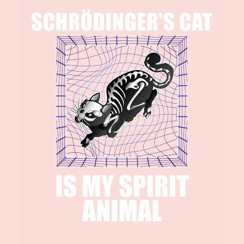 Physics Quantum Nerd Dead + Alive Schrödingers