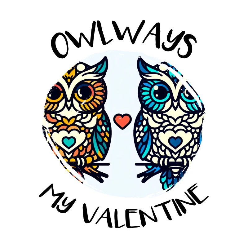 Owlways my Valentine Eule