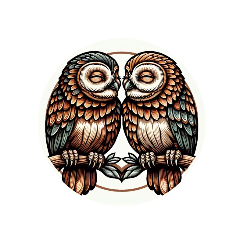 Owlways my Valentine Eule