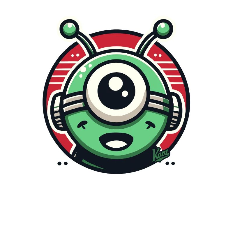 Freundlicher Alien-Cyclops