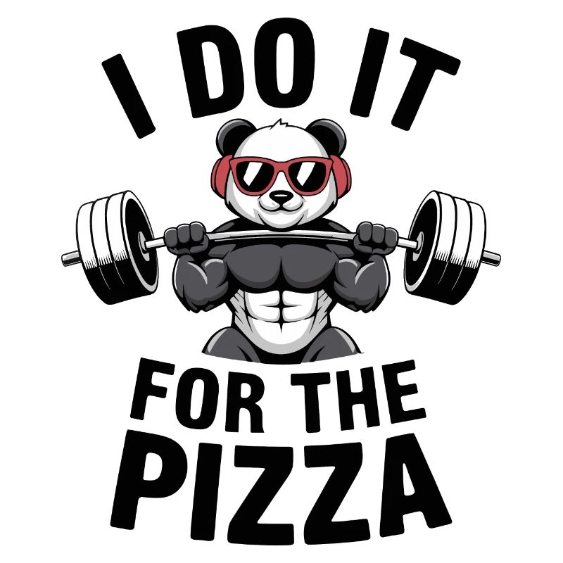 Je le fais pour le bodybuilder Pizza Barbell