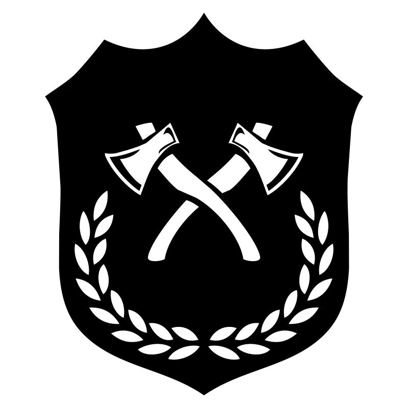 Wappen Axt Äxte