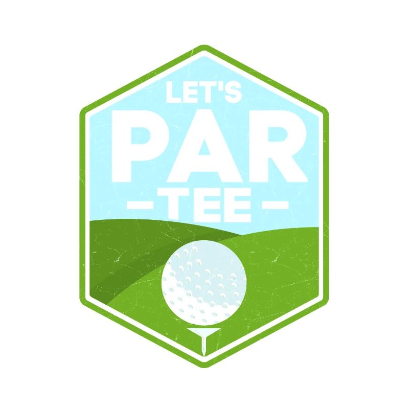 Let's Par Tee Golf Golfer