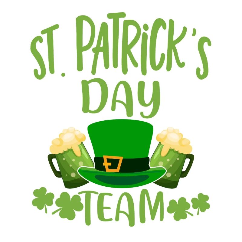 Saint-Patrick Team St Patrick Irlande Trèfle Bière