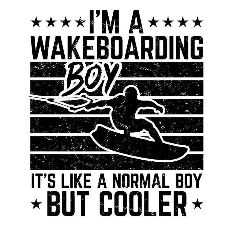 Je suis un garçon de wakeboard, c’est comme un garçon normal mais