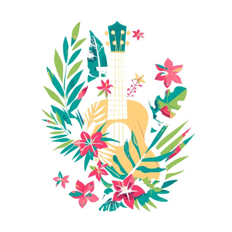 Ukulele Comic Look