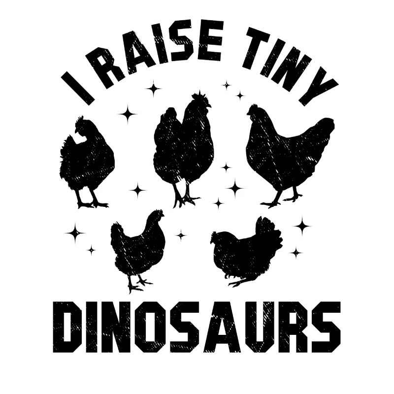 Funny Dinosaur Farmer - I Raise Tiny Dinosaurs