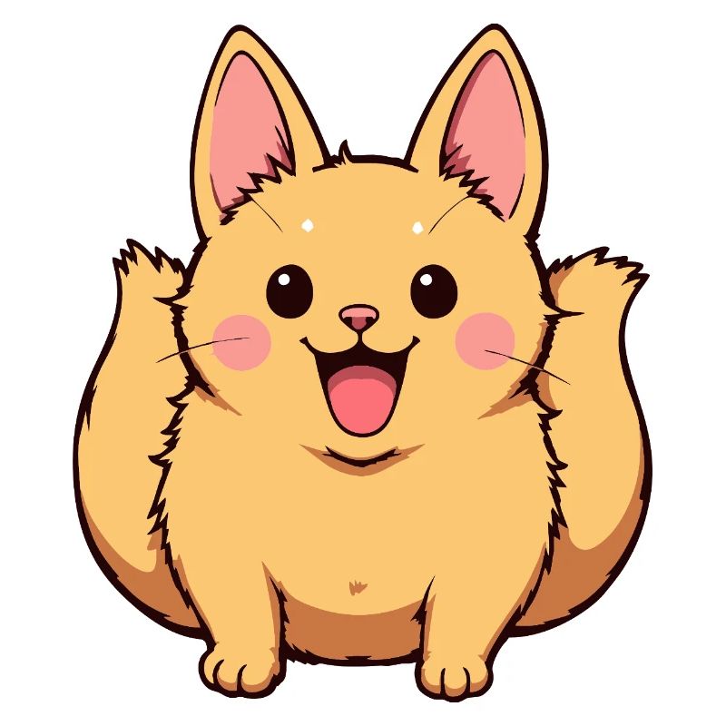 Happy Cat Smiling