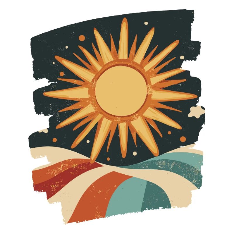 Soleil d’été Coucher de soleil