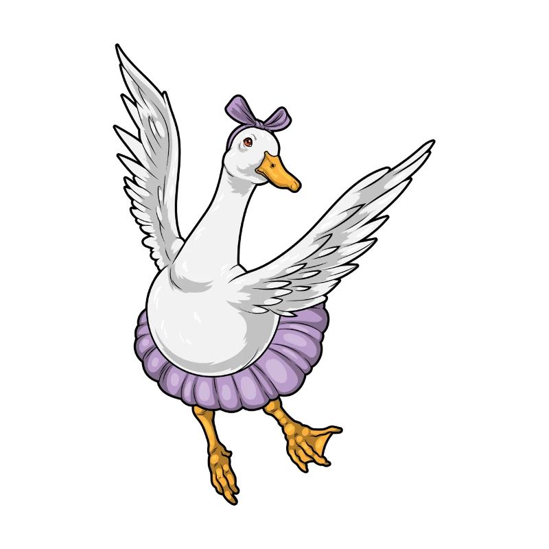 Duck Ballerina Ballet Dance