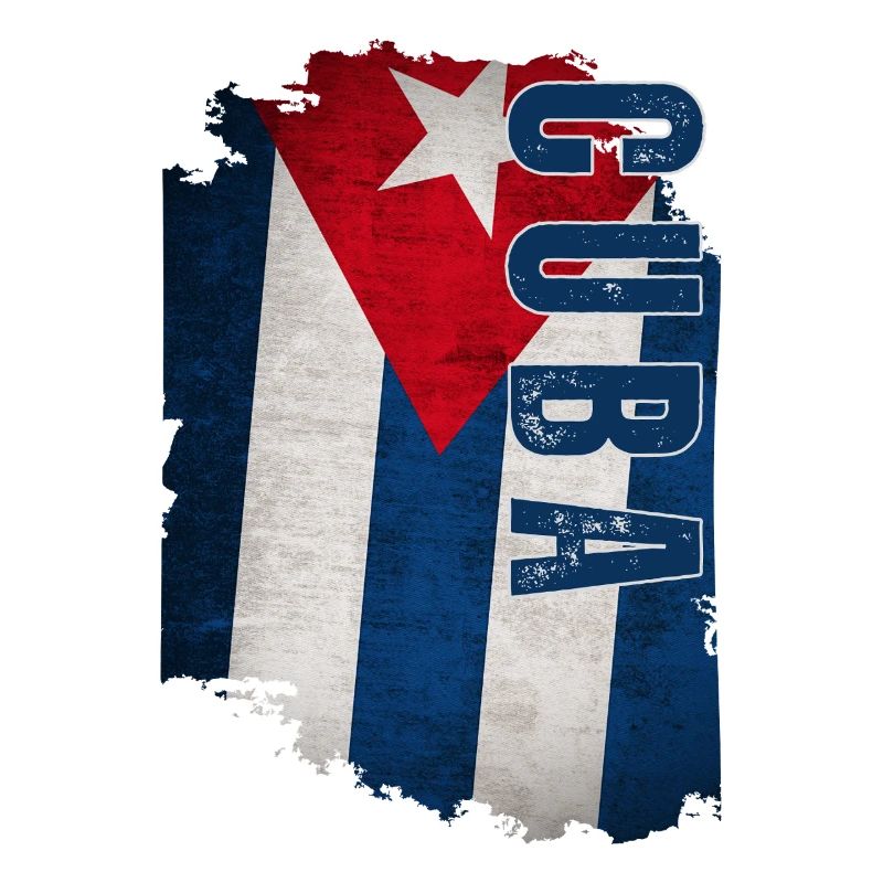 Vertical Cuban flag, Cuban pride