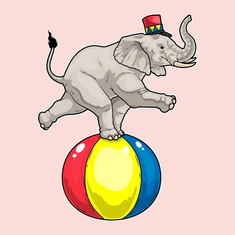 Bal de cirque d’éléphants