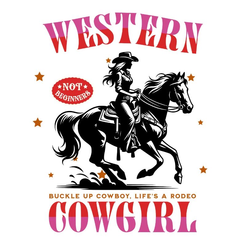 Howdy Rodeo – Not for Beginners“-Design