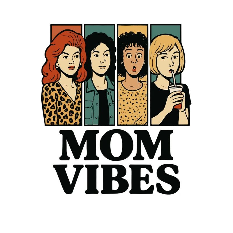 Mama Vibes – Retro Comic Style