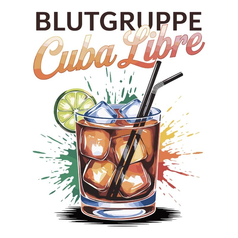 Blood Type Cuba Libre Cocktail Bartender