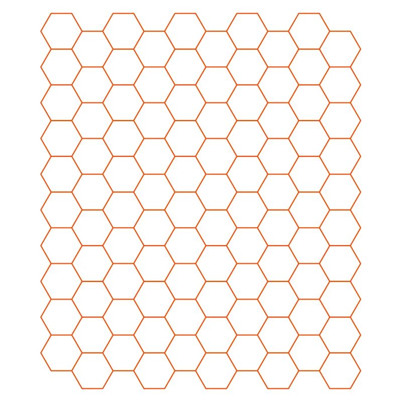 Futuristic Hexagon Pattern Design