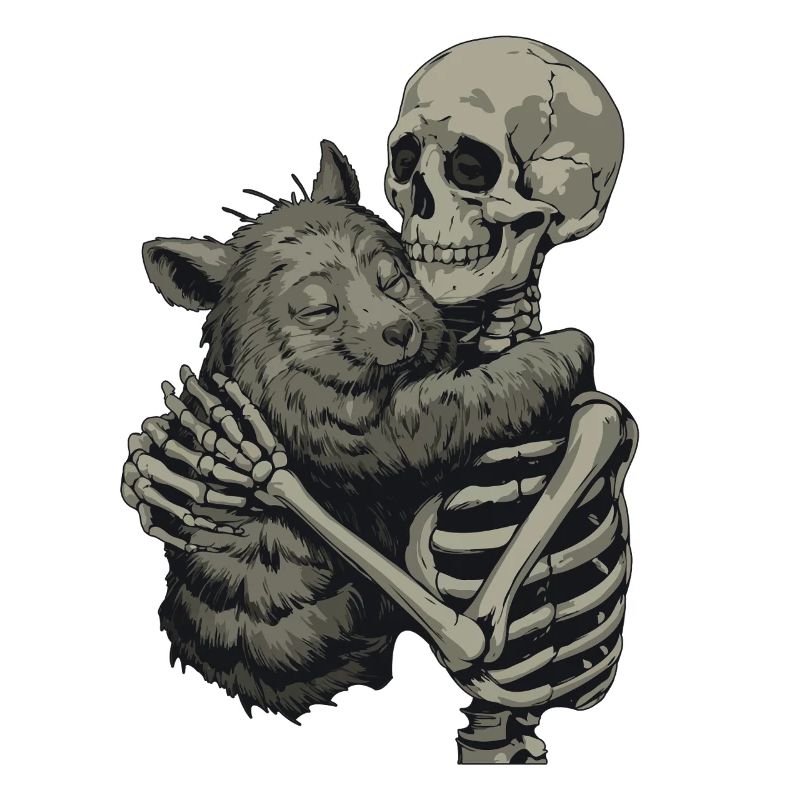 Wombat Skeleton Liebe 