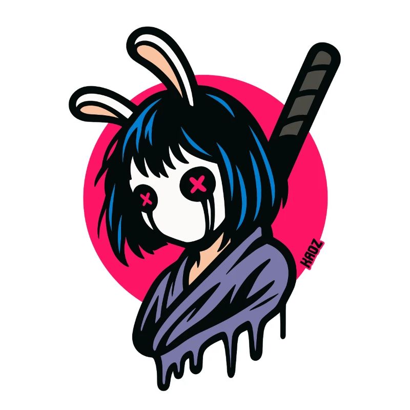 Masques de lapin Guerrier samouraï