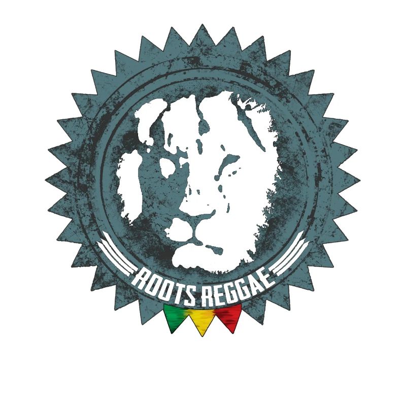 Rootsreggae Abzeichen Logo mit Löwe