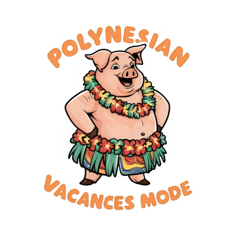 Polynesisch Urlaub Mode Exotisch Tropisch Stil