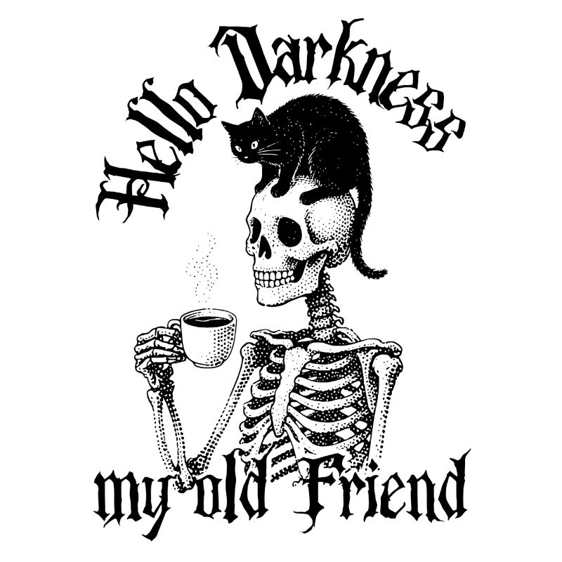 Hello Darkness Skeleton
