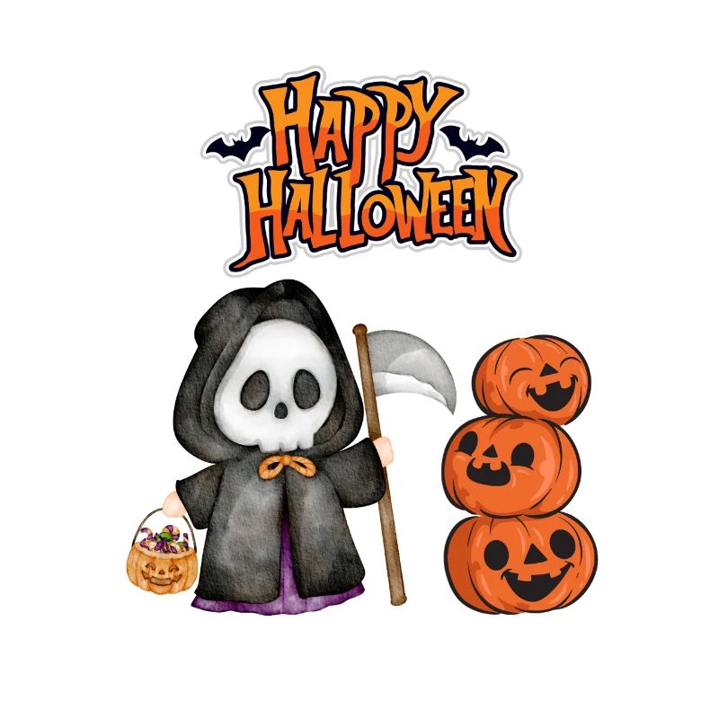 Frohes Halloween Sensenmann