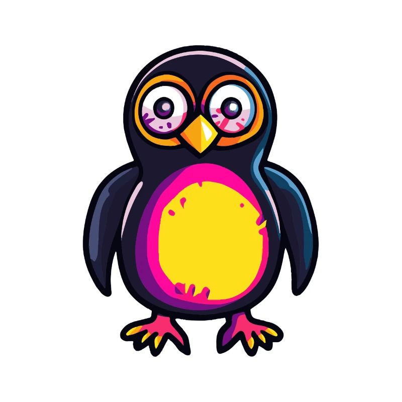 Pinguin Halloween Zombie