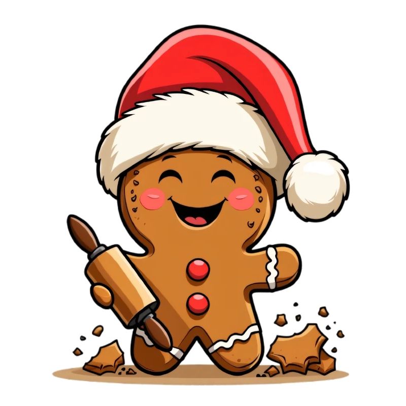 Weihnachts Gingerbread mit Zuckerguss