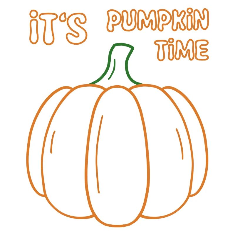 Its Pumpkin Time Illustration