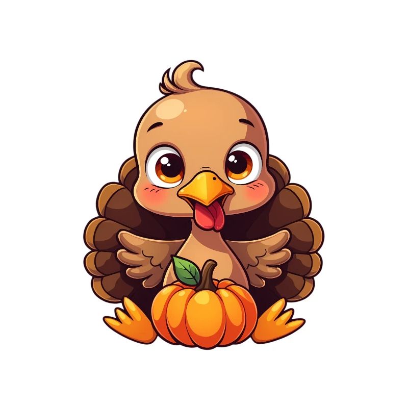 Bébé dinde de Thanksgiving