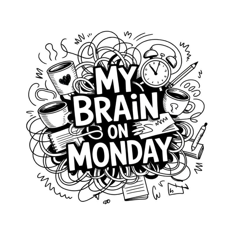 My Brain On Monday – Chaotic Sketch