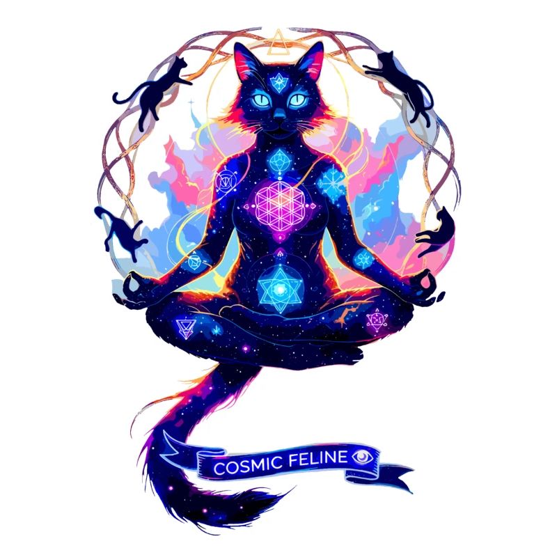 Chat de Chakra Cosmique