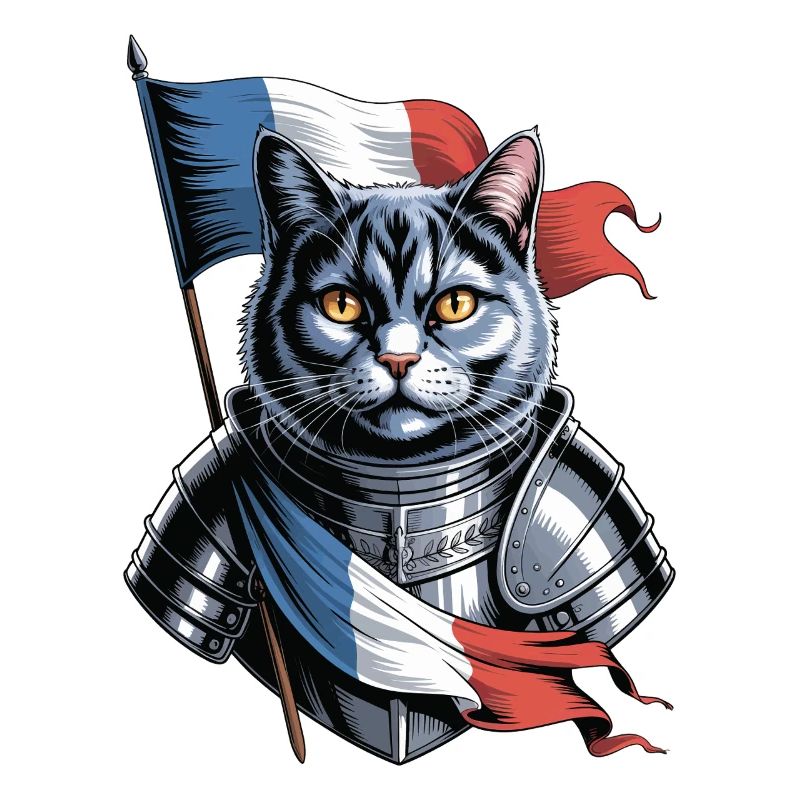 Frankreich Katze Ritter